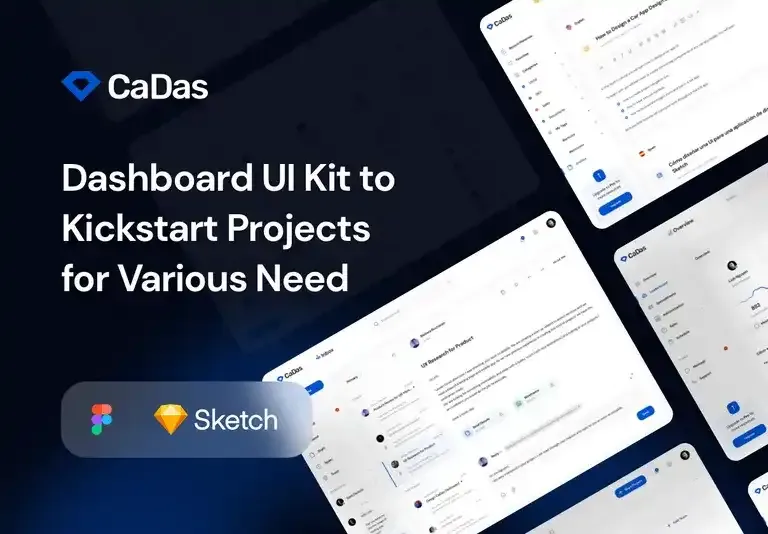 CaDas Dashboard UI Kit screenshot