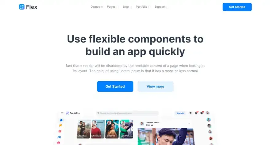 Flex screenshot