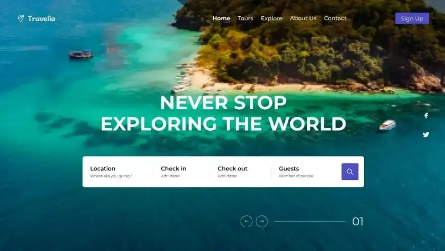 Travelia screenshot