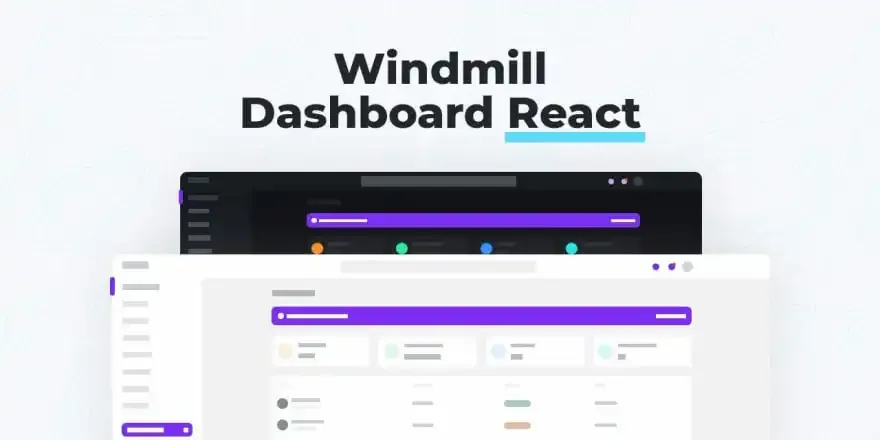 Windmill Dashboard React screenshot
